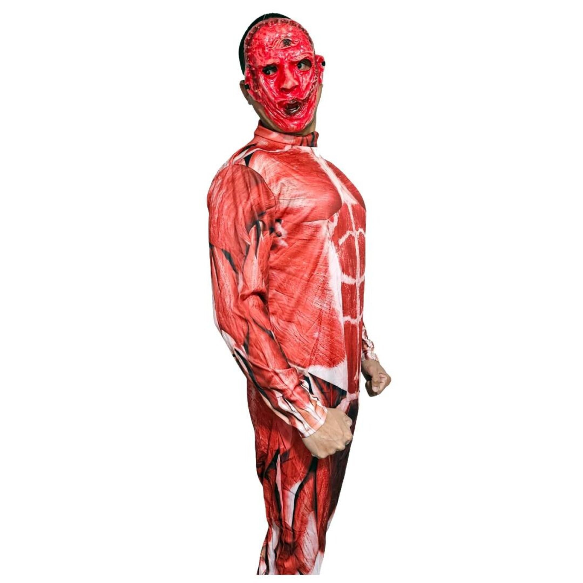 Disfraz Corporal Anatómico Adulto | Horror Realista Fiesta Halloween, Carnaval - 4