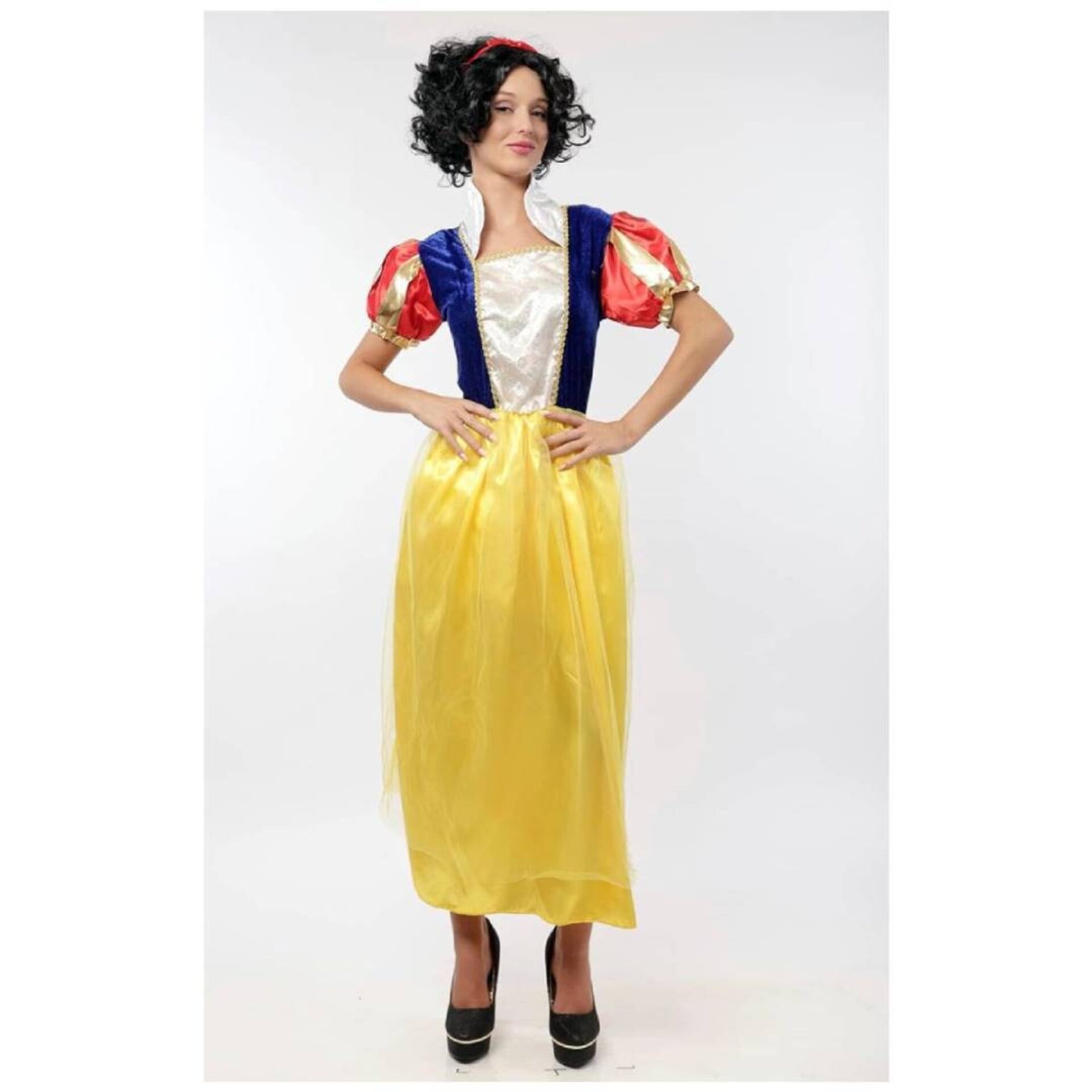 Disfraz Blancanieves Snow White cuento de Hadas Vestido princesa Adulto - 3