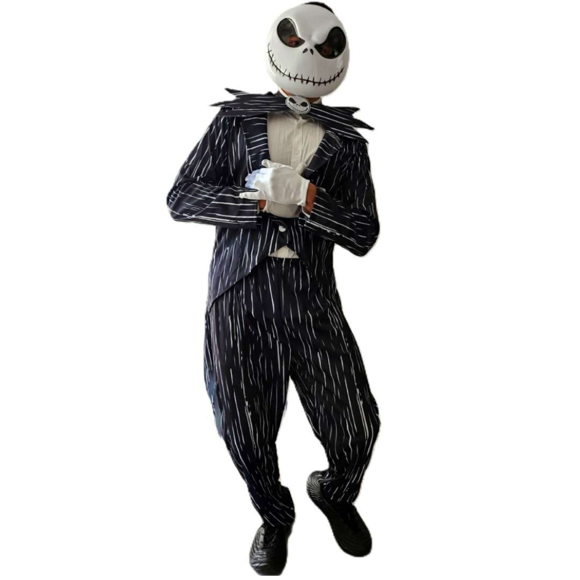 Disfraz Jack Skellington Traje Rey Calabaza Skeleto Pesadilla antes de Navidad - 1