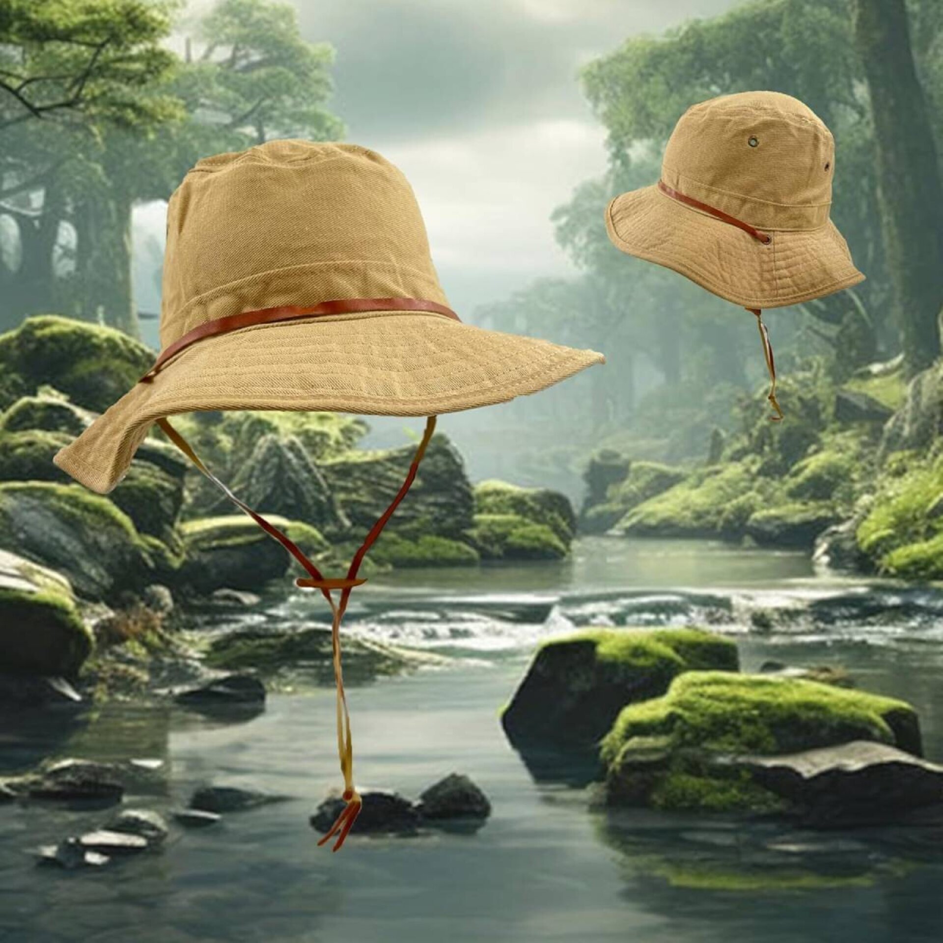 Sombrero Pescador Gorro Algodón Unisex, protección Solar, Senderismo Safari - 9