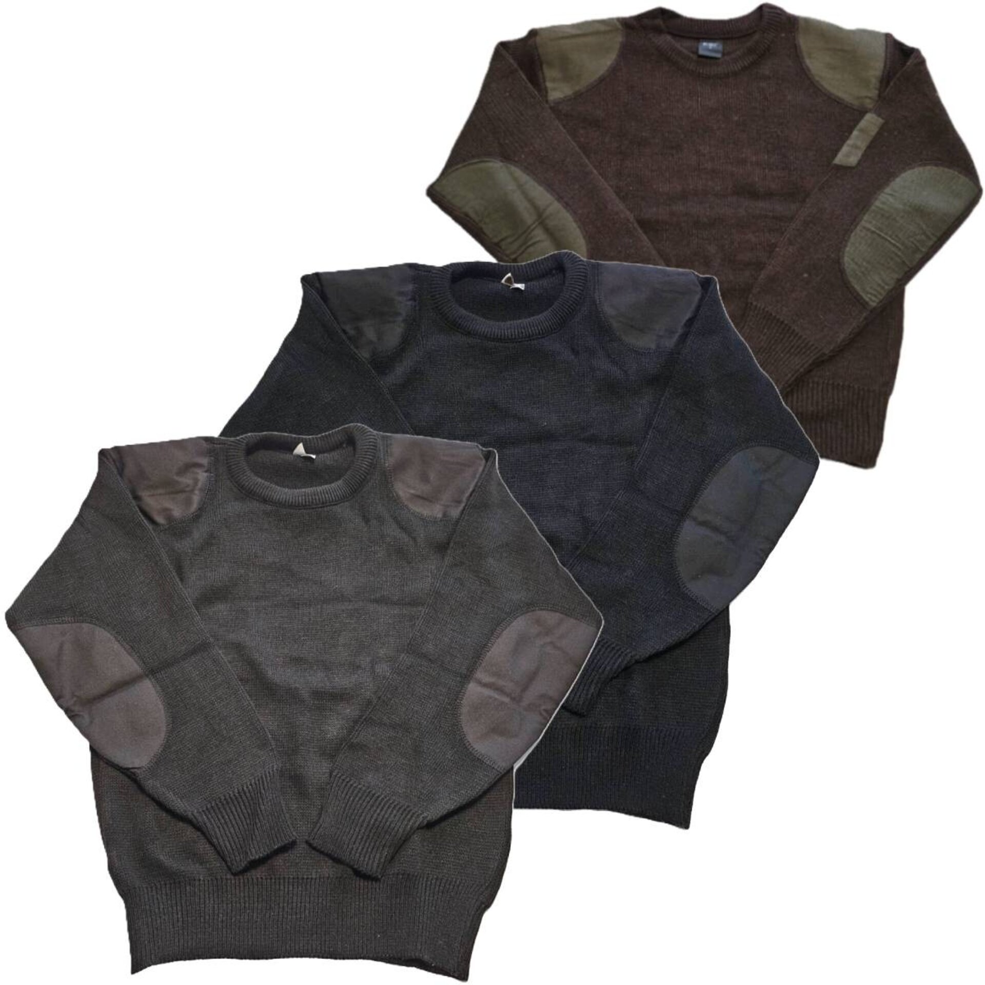 Jersey cuello redondo con mangas largas punto grueso acrilico para Hombre - 9