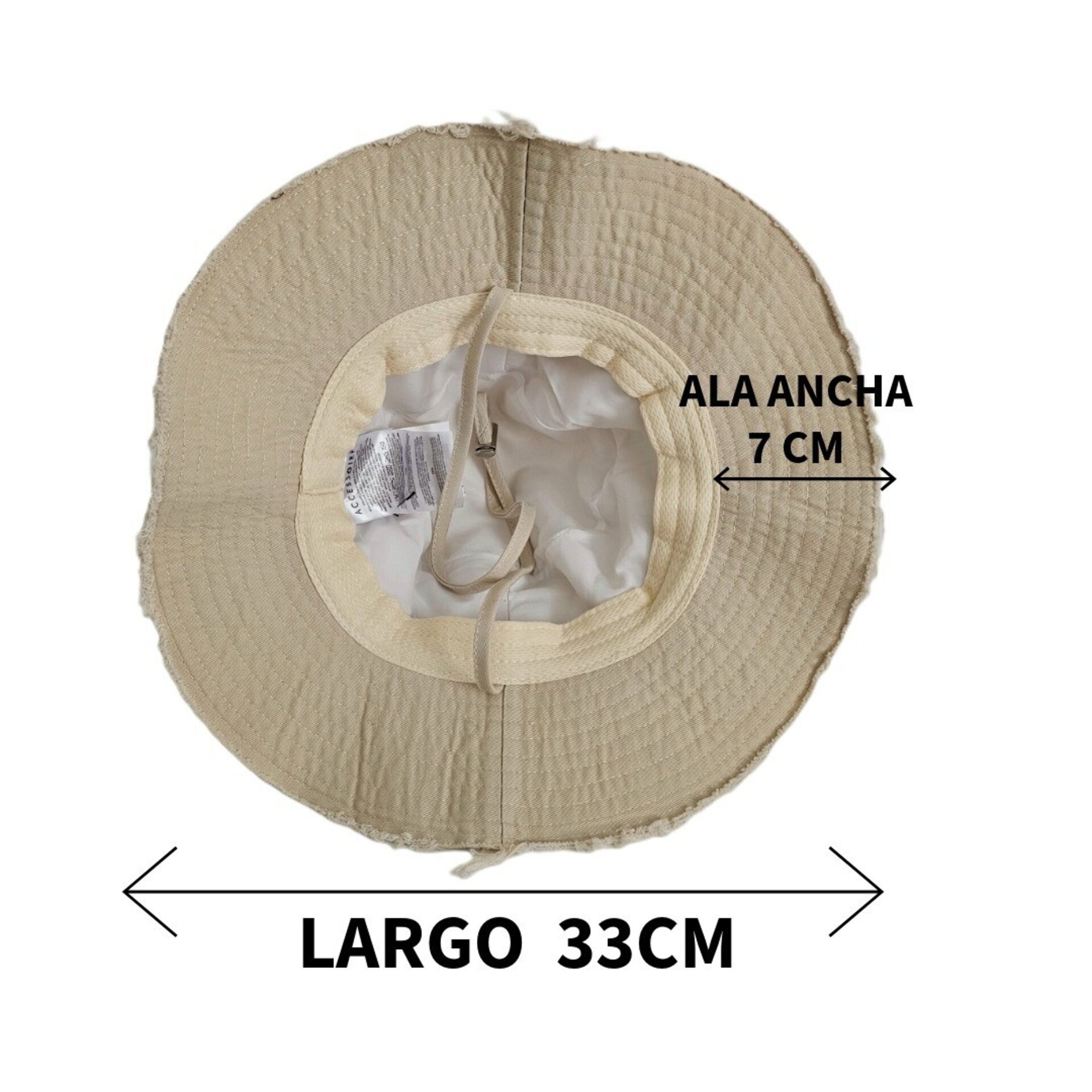 Sombrero Pescador Denim Mujer Hombre | Algodón Estilo Urbano | Bucket Deshilacha - 5