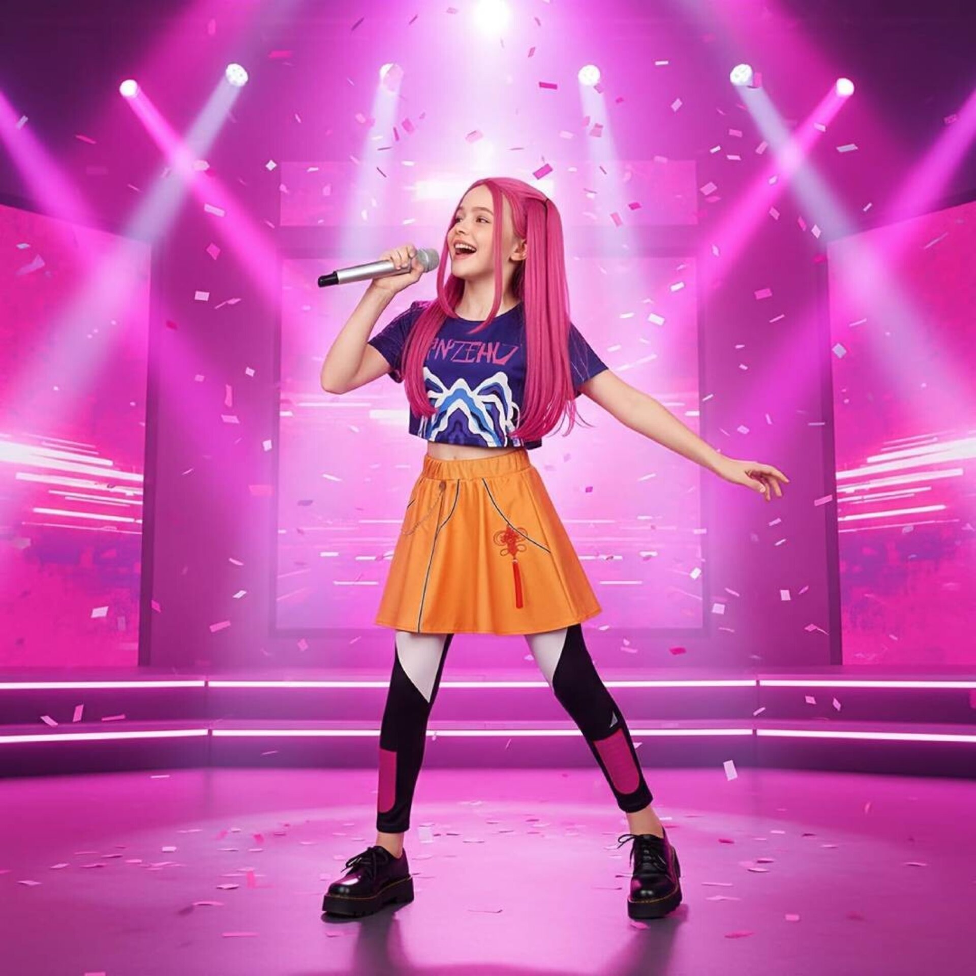 Disfraz Cazadora K-Pop Mira - Demon Hunters -Traje Anime ficticio | 4-13 Años - 8