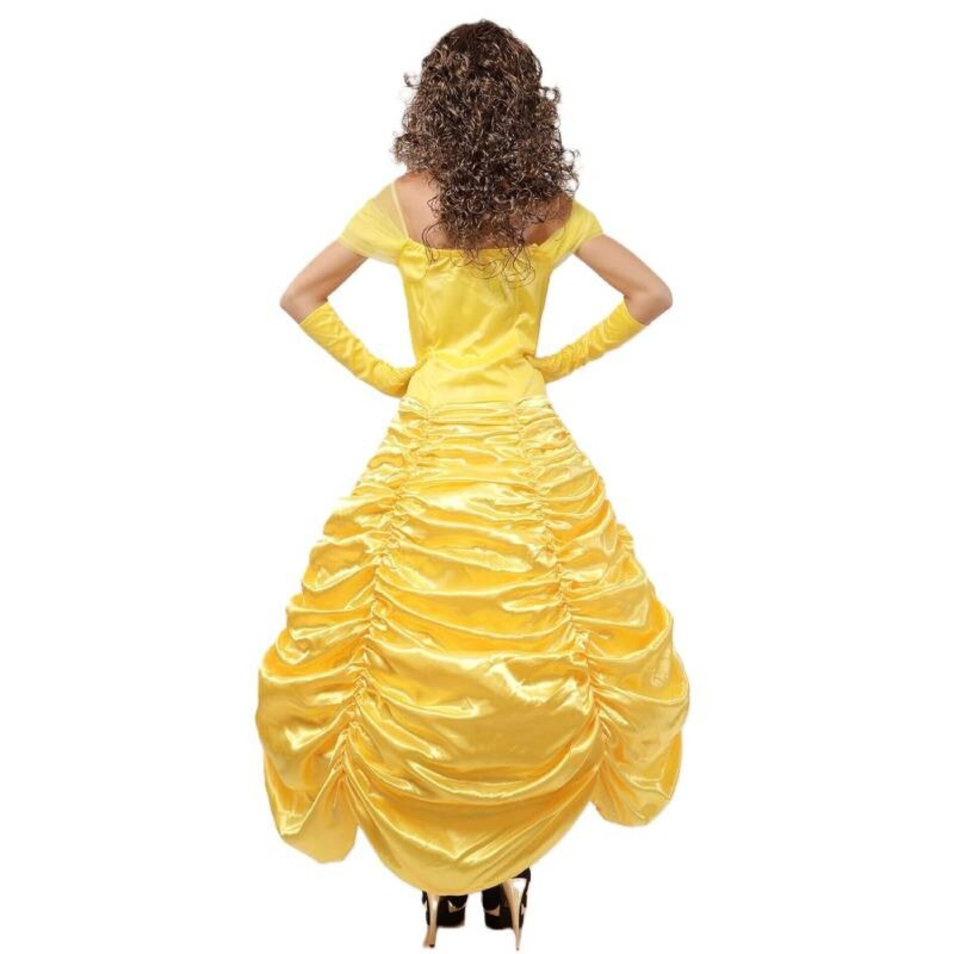 Disfraz Vestido de Bella La Princesa Amarilla Disney La Bestia Adulto Mujer - 2