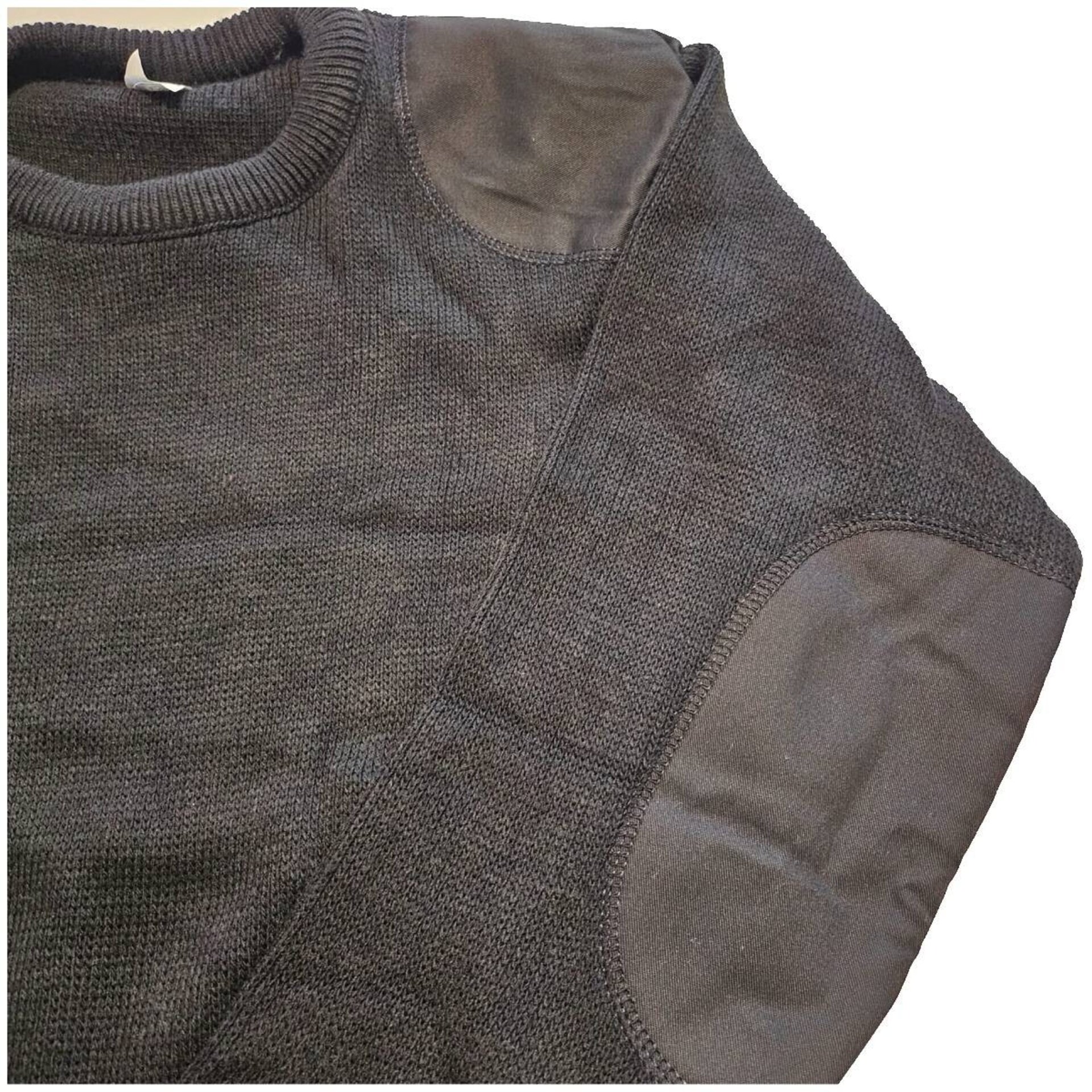 Jersey cuello redondo con mangas largas punto grueso acrilico para Hombre - 5
