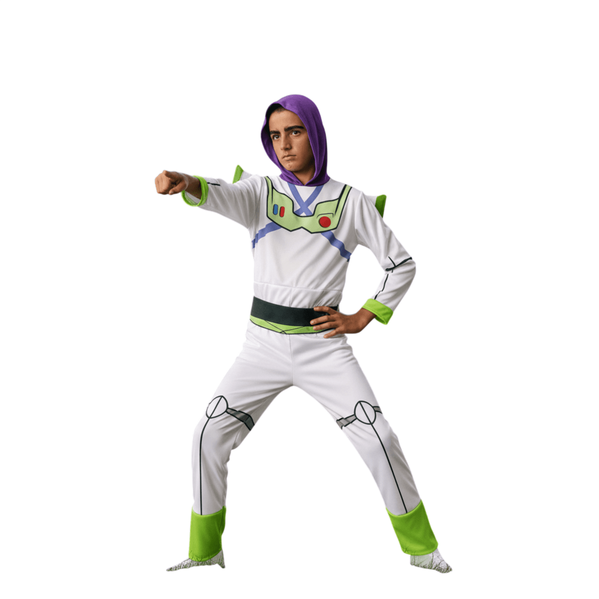 Disfraz de Guardián Galáctico para Niños - Mono Enterizo Con Capucha + Alas - 5