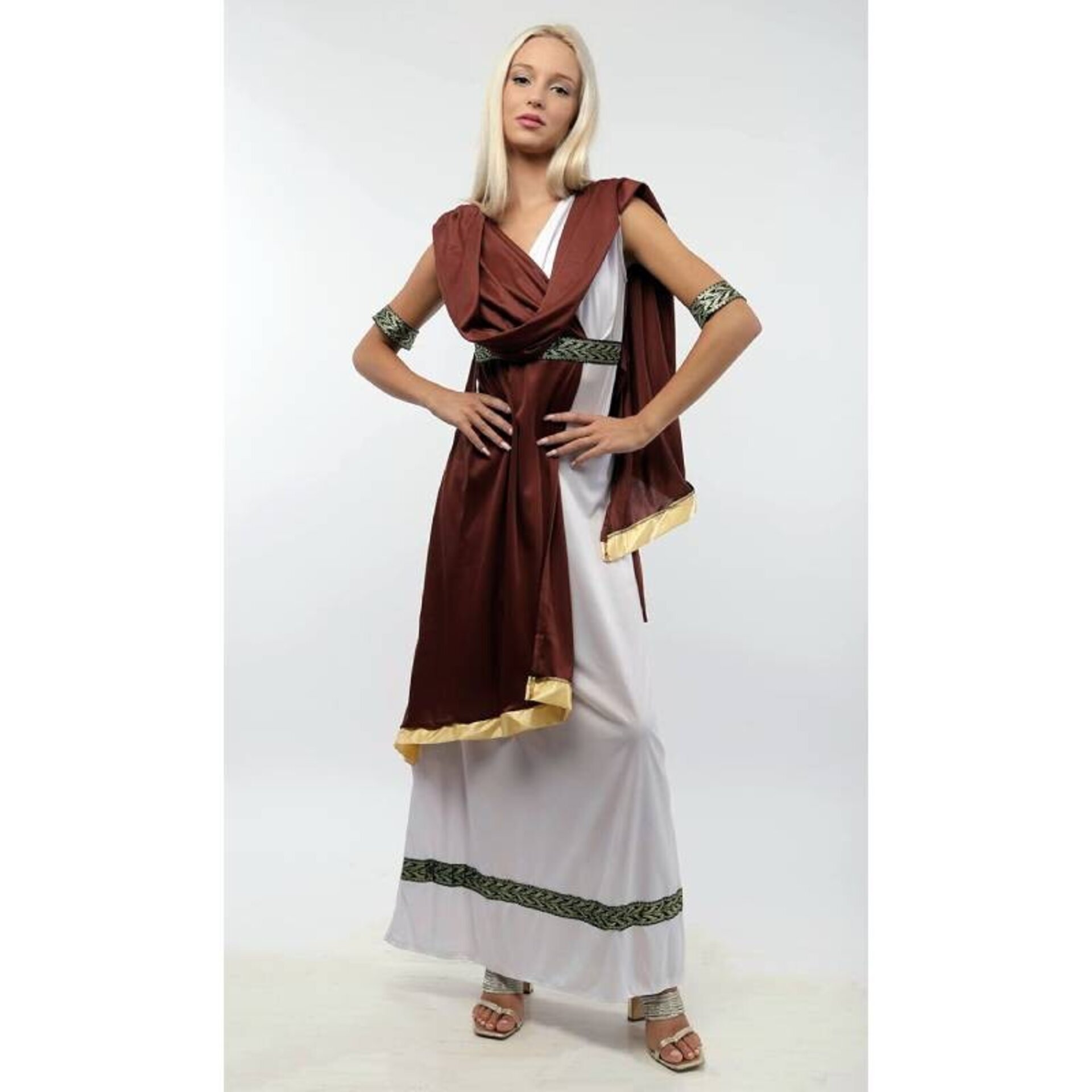 Disfraz Romana Diosa Princesa Griega Vestido Atenea Mujer adulto S-M-L - 6