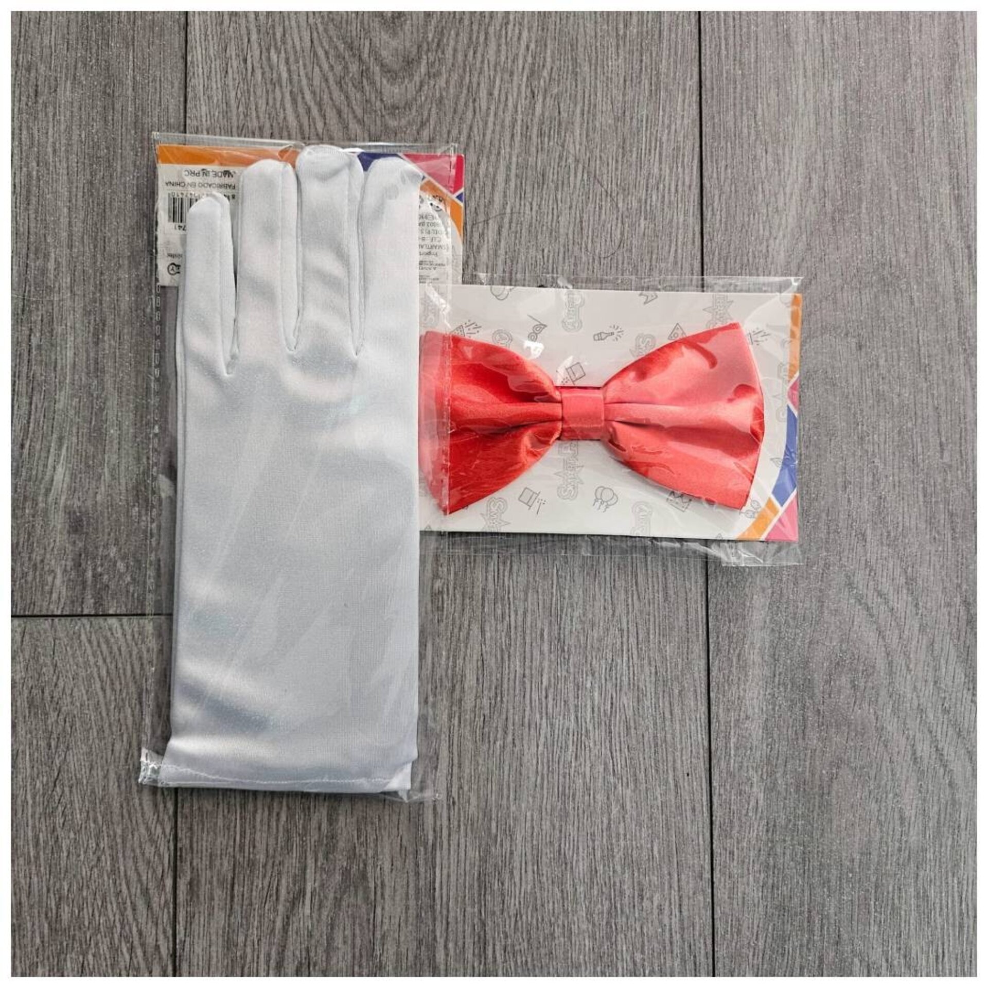 Disfraz Saw Máscara latex con peluca Guante, Pajarita para Adulto Terror Miedo - 3