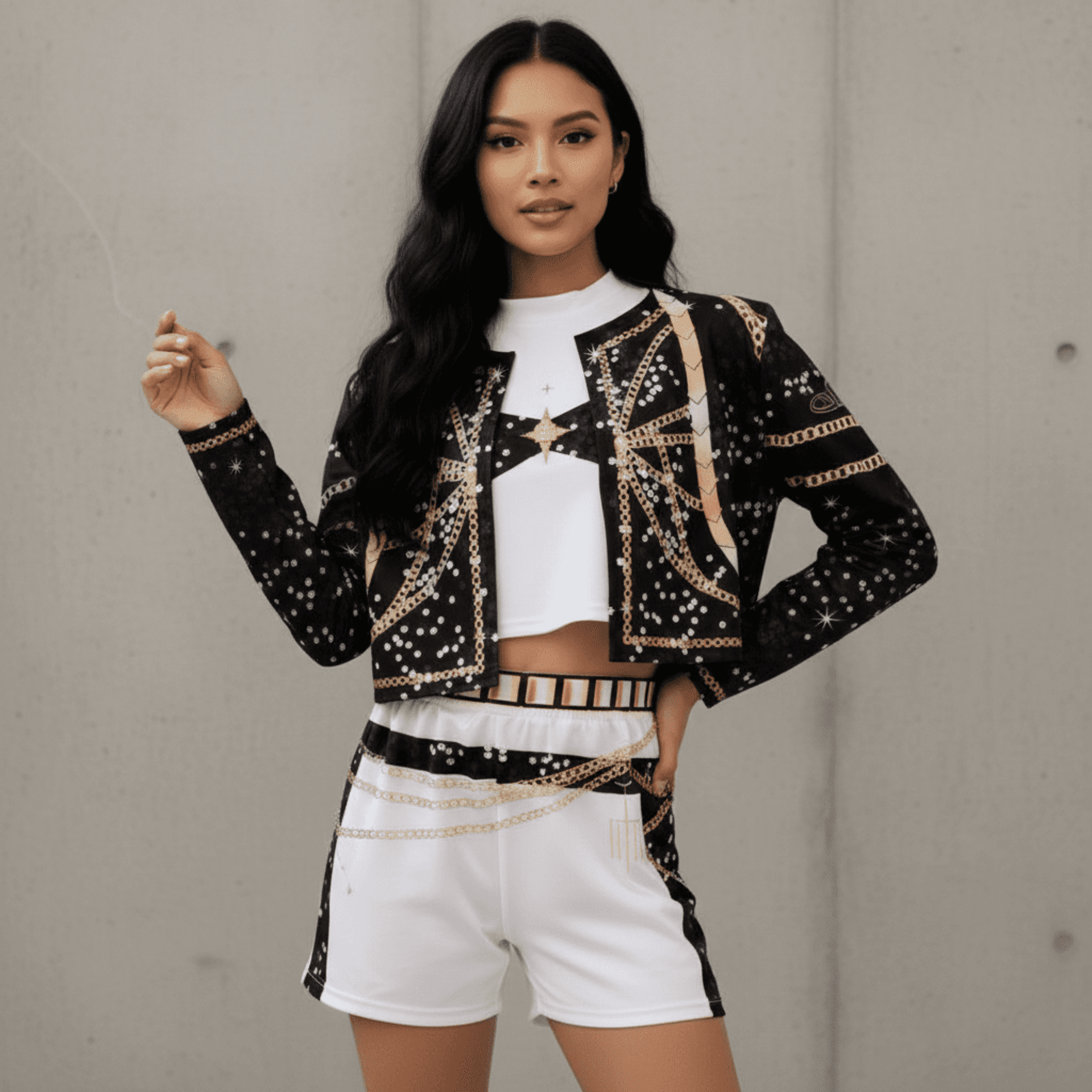 Disfraz K-pop - Demon Hunters - Traje Rumi, Mira y Zoey - Talla Única S-M - 3