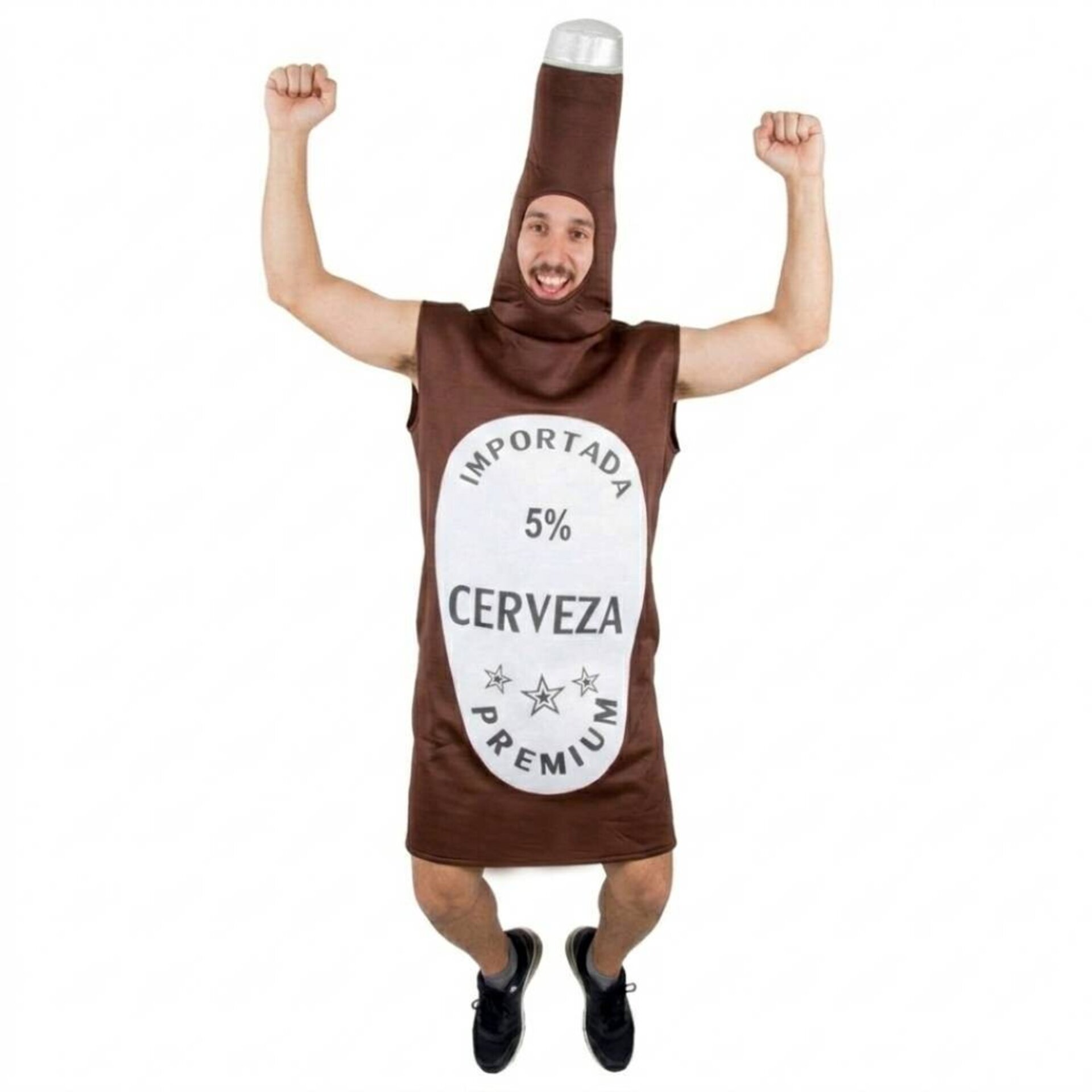 Disfraz de Botella de Cerveza para Adulto - Talla Única Unisex | Traje Original - 4