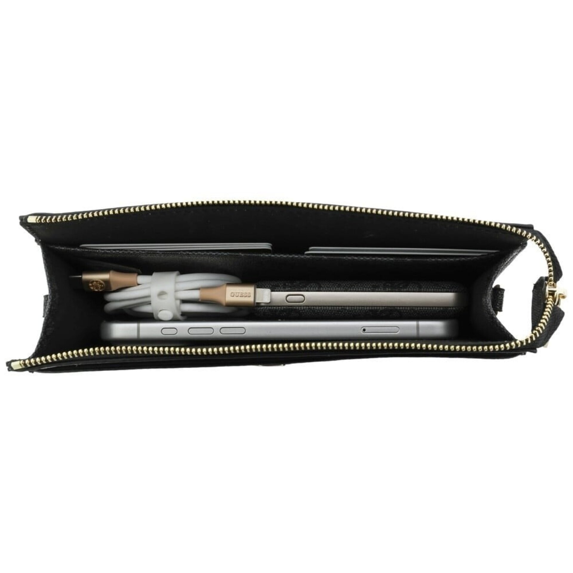 Bolso de mano 4G con Logo Grande para Teléfono Bandolera Guess color negro - 4