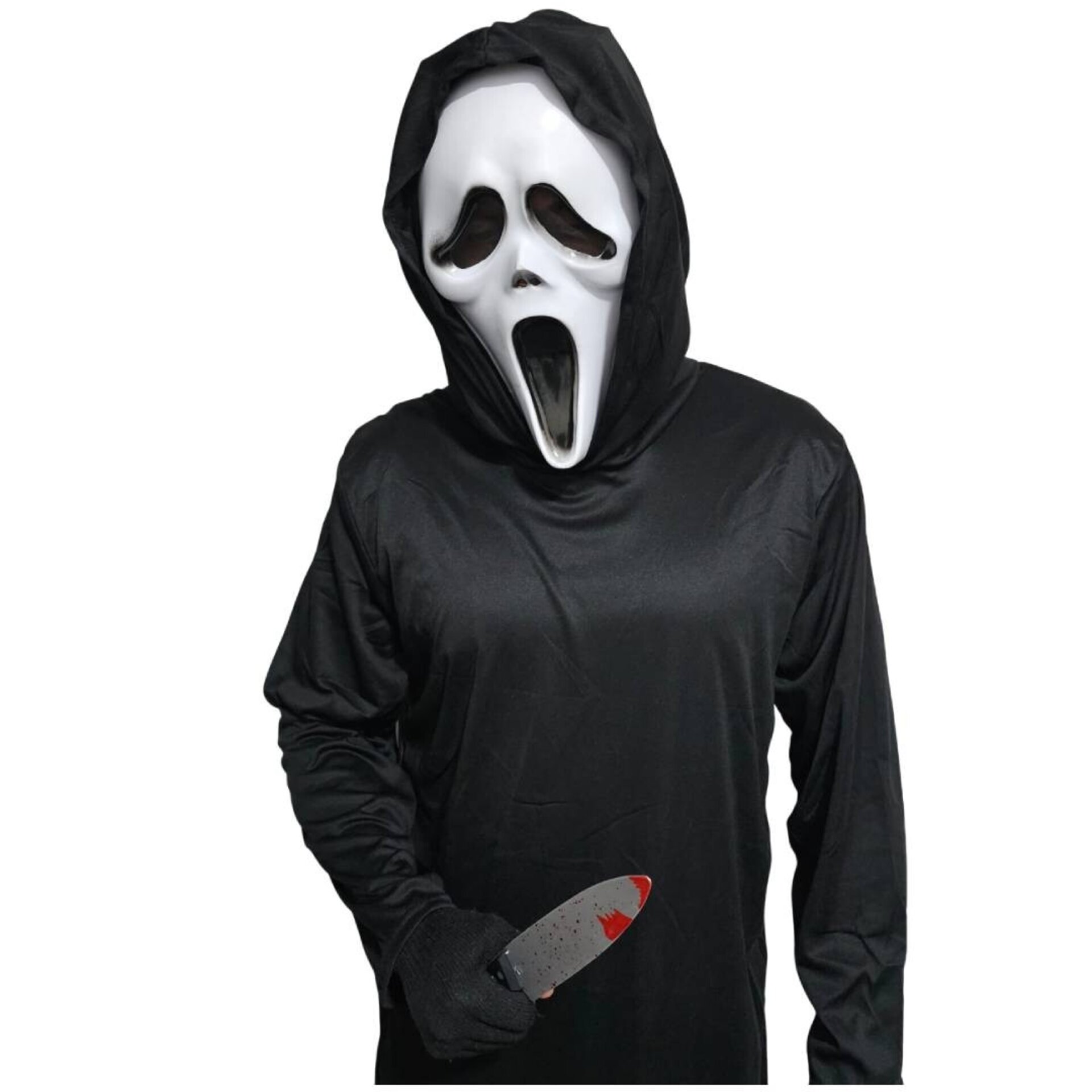 Disfraz Scream Ghostface Scary Movie Fantasma Hombre Adulto - 3