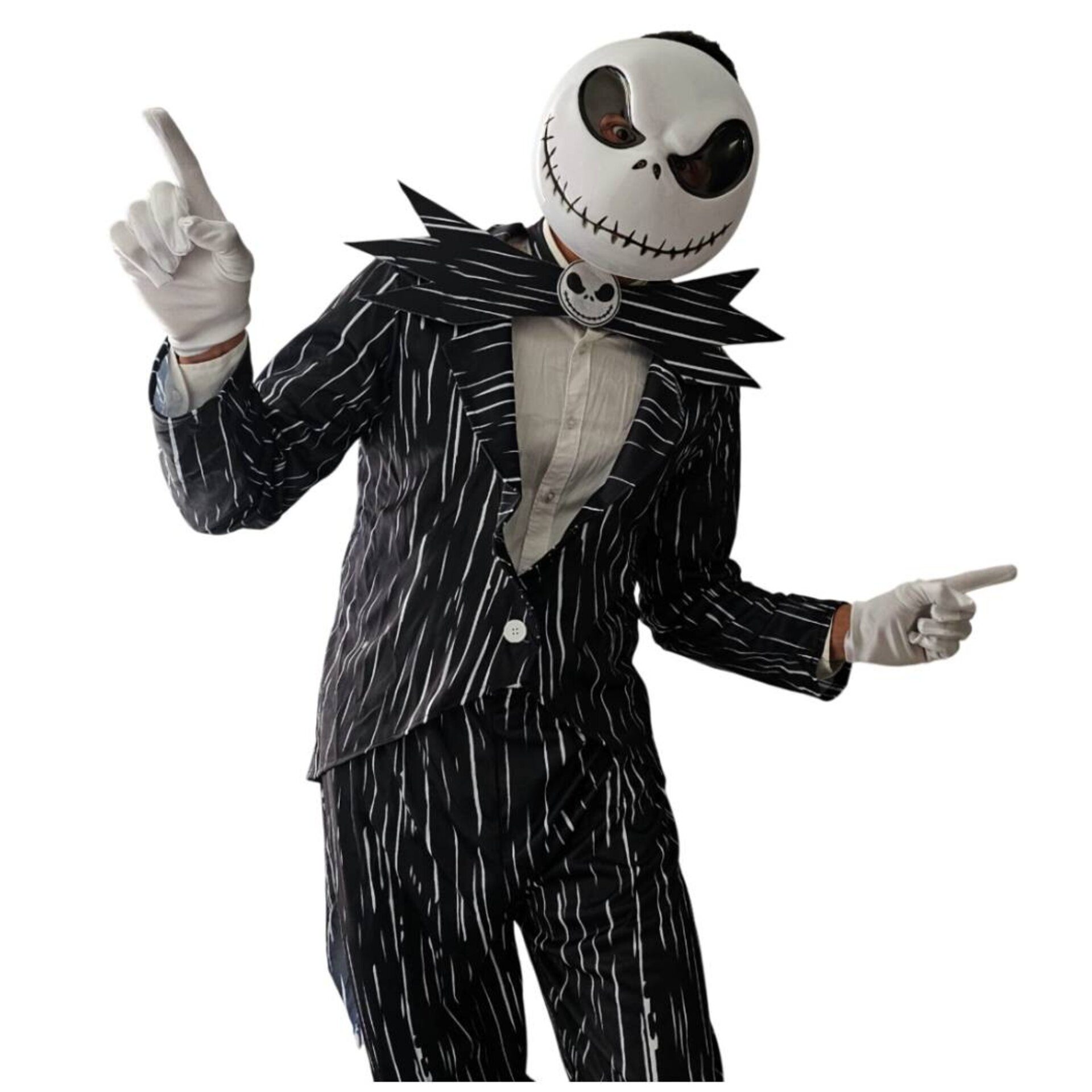 Disfraz Jack Skellington Traje Rey Calabaza Skeleto Pesadilla antes de Navidad - 5