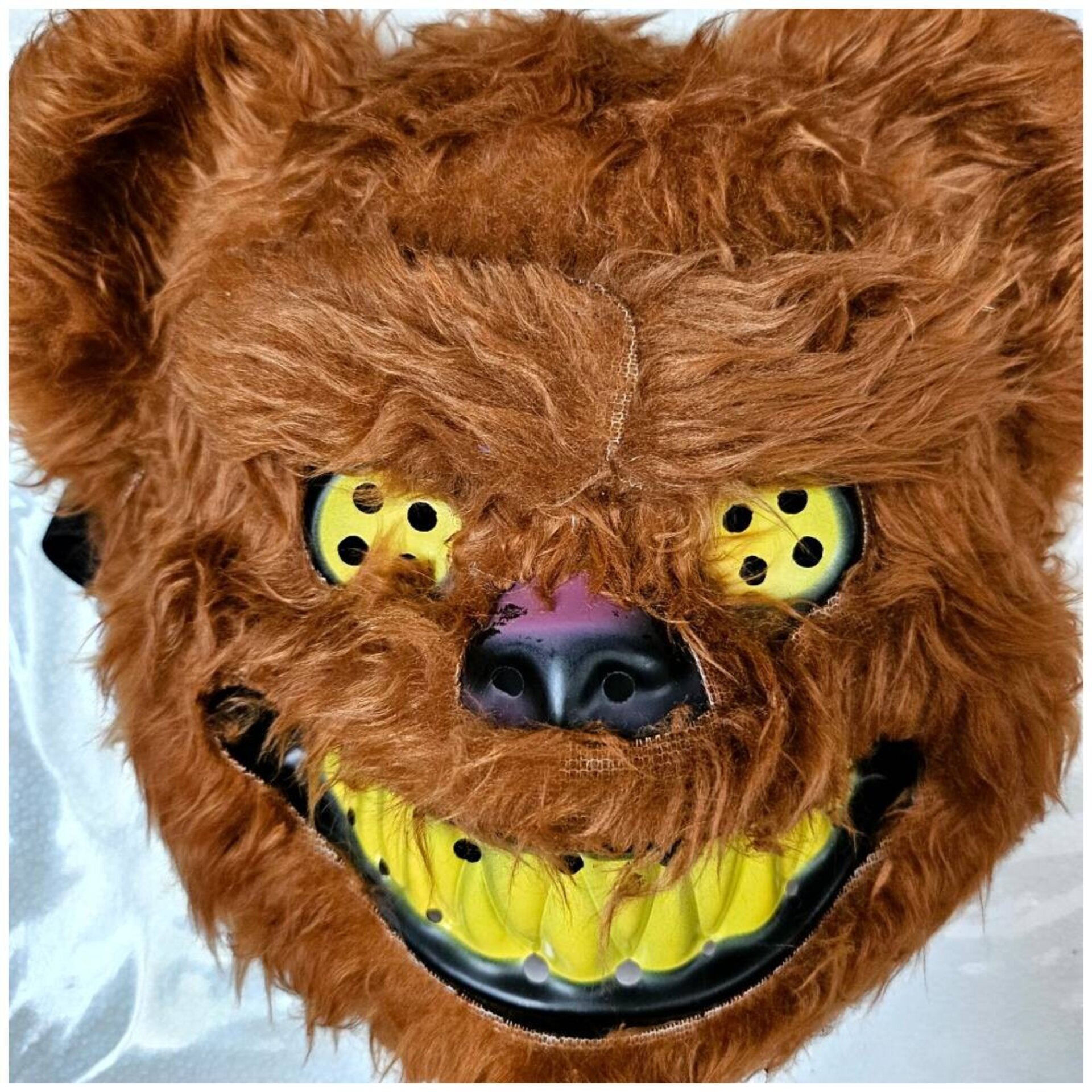 Máscara Terror Adulto | Oso Sangriento | Fiesta Halloween Carnaval - 3