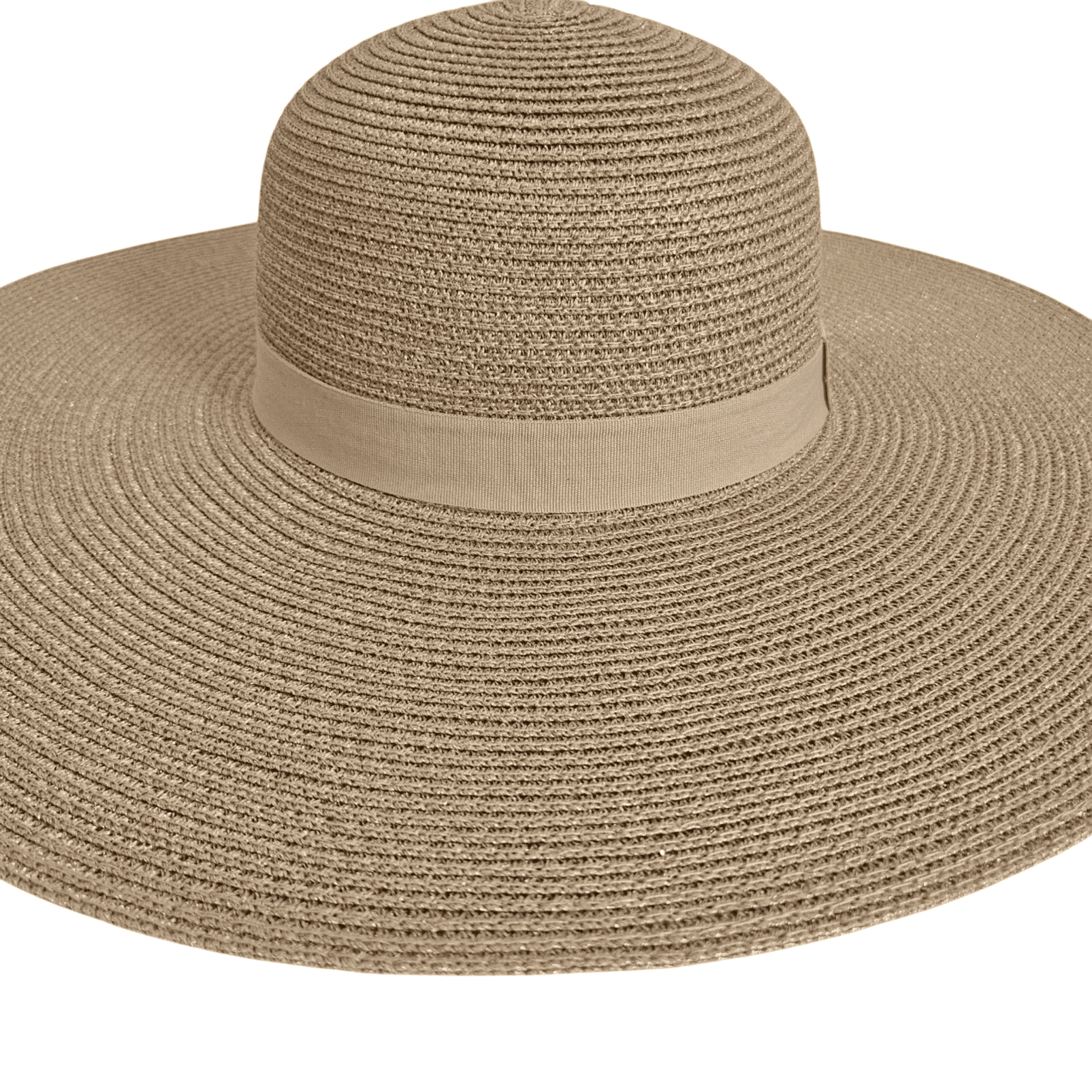 Pamela de Paja Elegante Mujer Ala Ancha 13cm, Sombrero Sol Playa y Eventos - 6