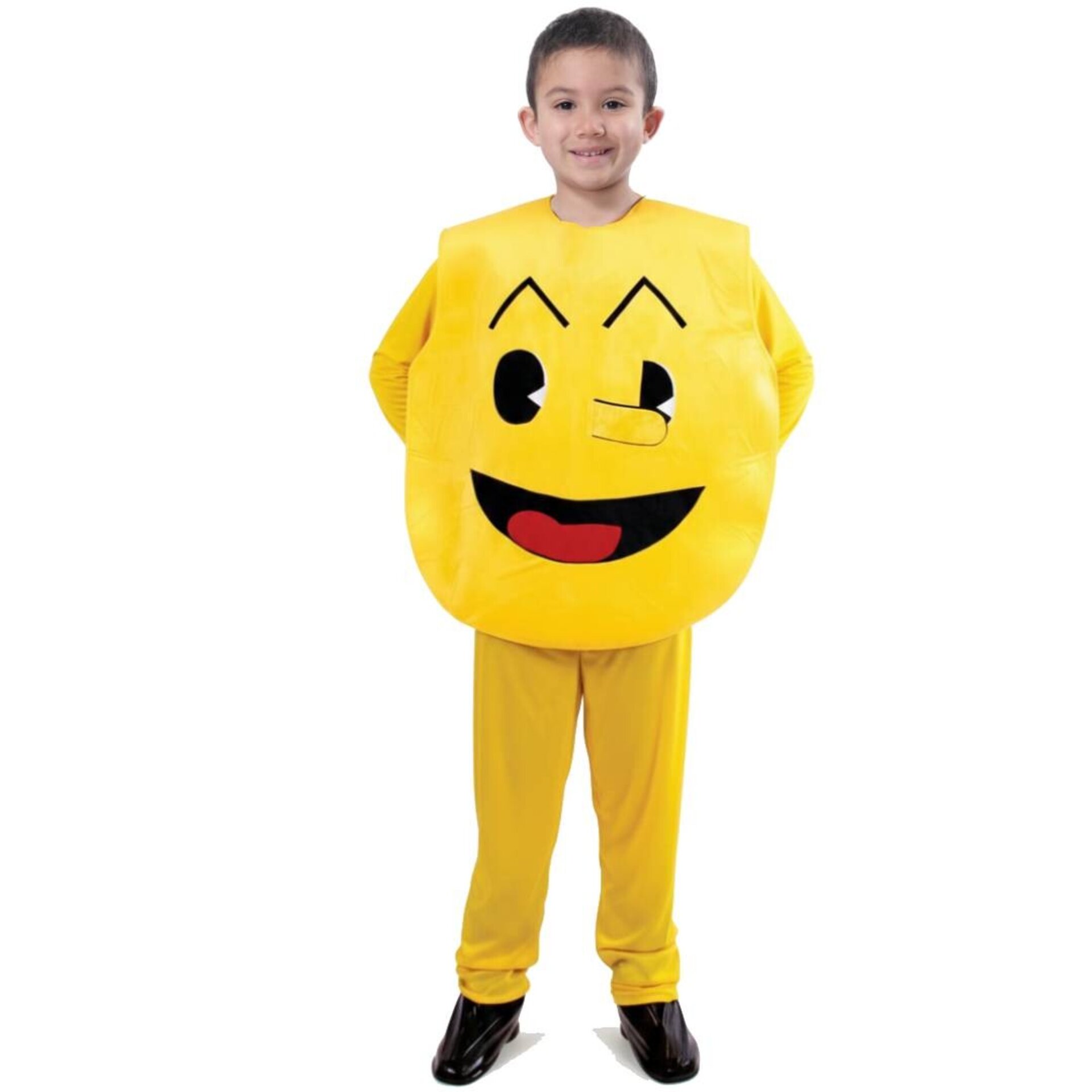 Disfraz Emoji Amarillo Guiño niños - Traje Completo Carnaval | Diversión Total - 5