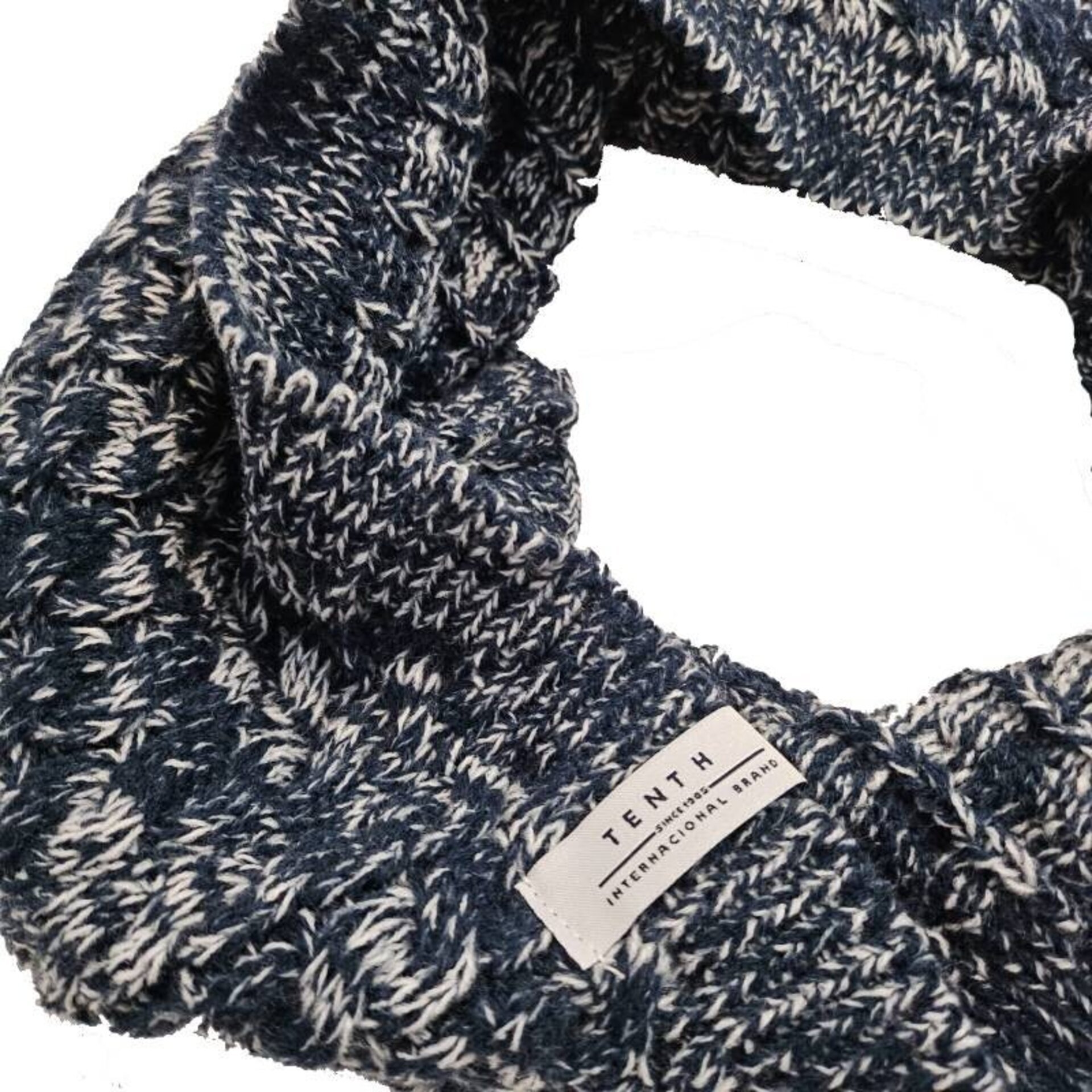 Bufanda Redonda Vintage de punto para el Cuello Invernal Mujer Hombre - 2