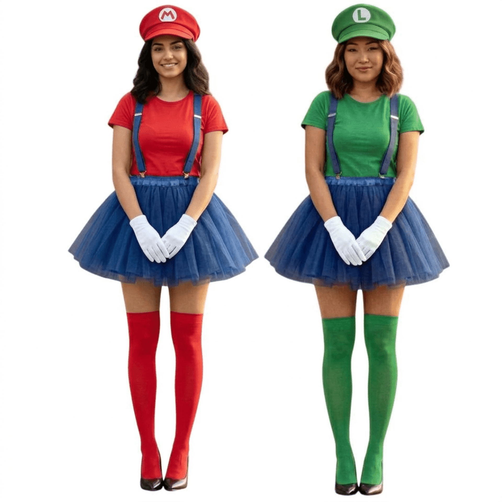 Disfraz de Fontanera para Mujer Pack Completo con Tutú, Gorra y Medias - Sexy - 1