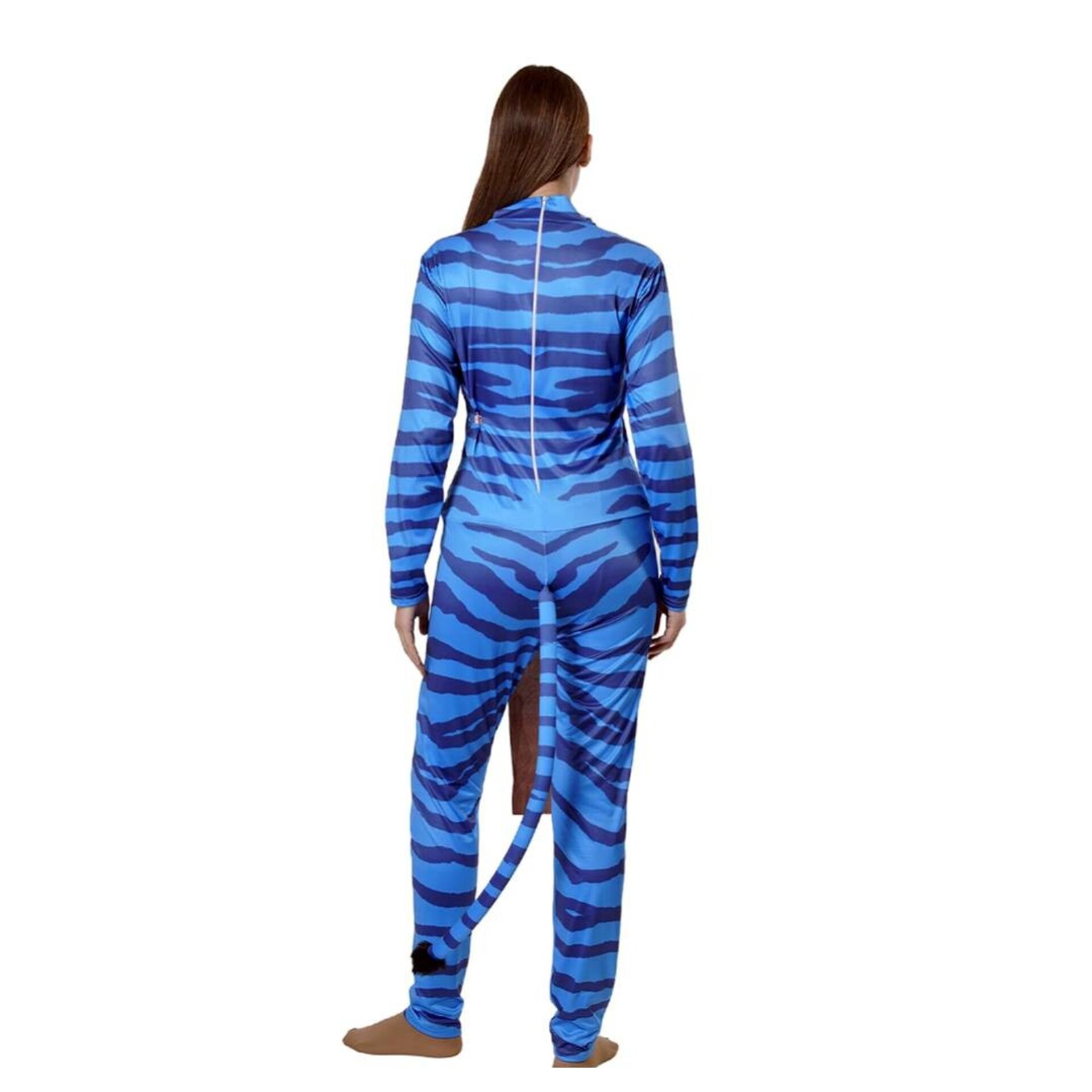 Disfraz Avatar Mujer Adulto - Mono Enterizo Guerrero Azul - Tribu Na'vi Pandora - 3