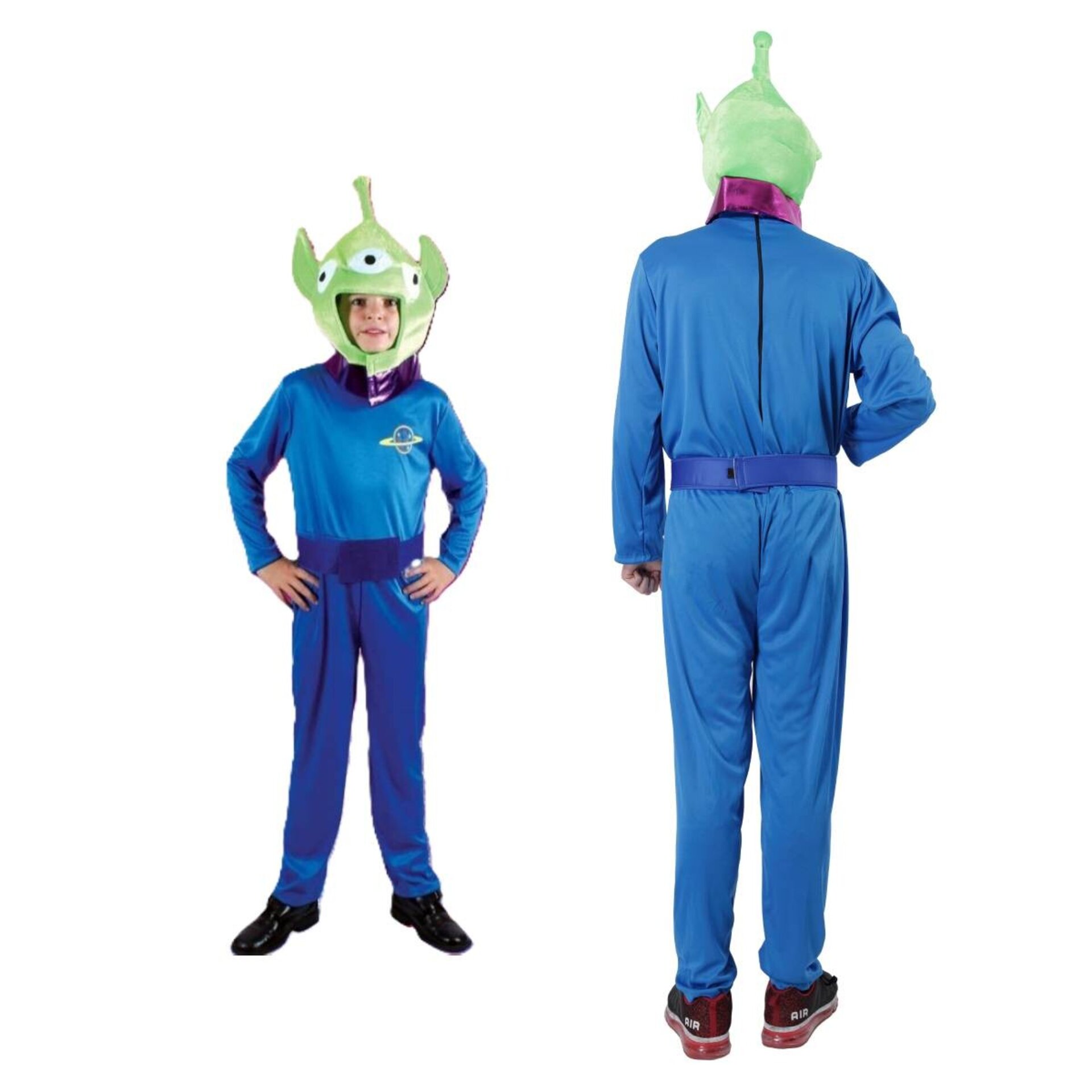 Disfraz Alien Marciano Toy Story Agente Espacial Mono Enterizo para niños - 3