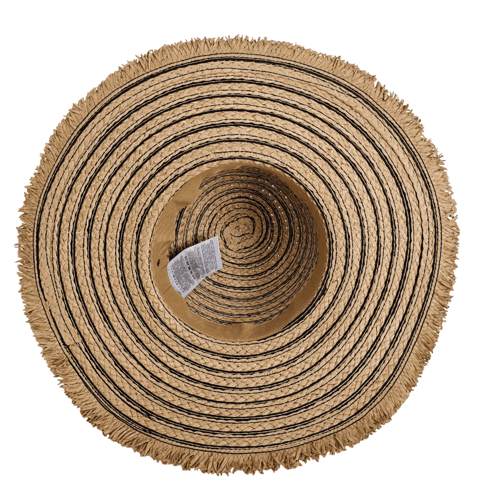 Pamela de Paja Ala Ancha 13cm para Mujer, Sombrero Sol Playa, Talla Única Mujer - 2