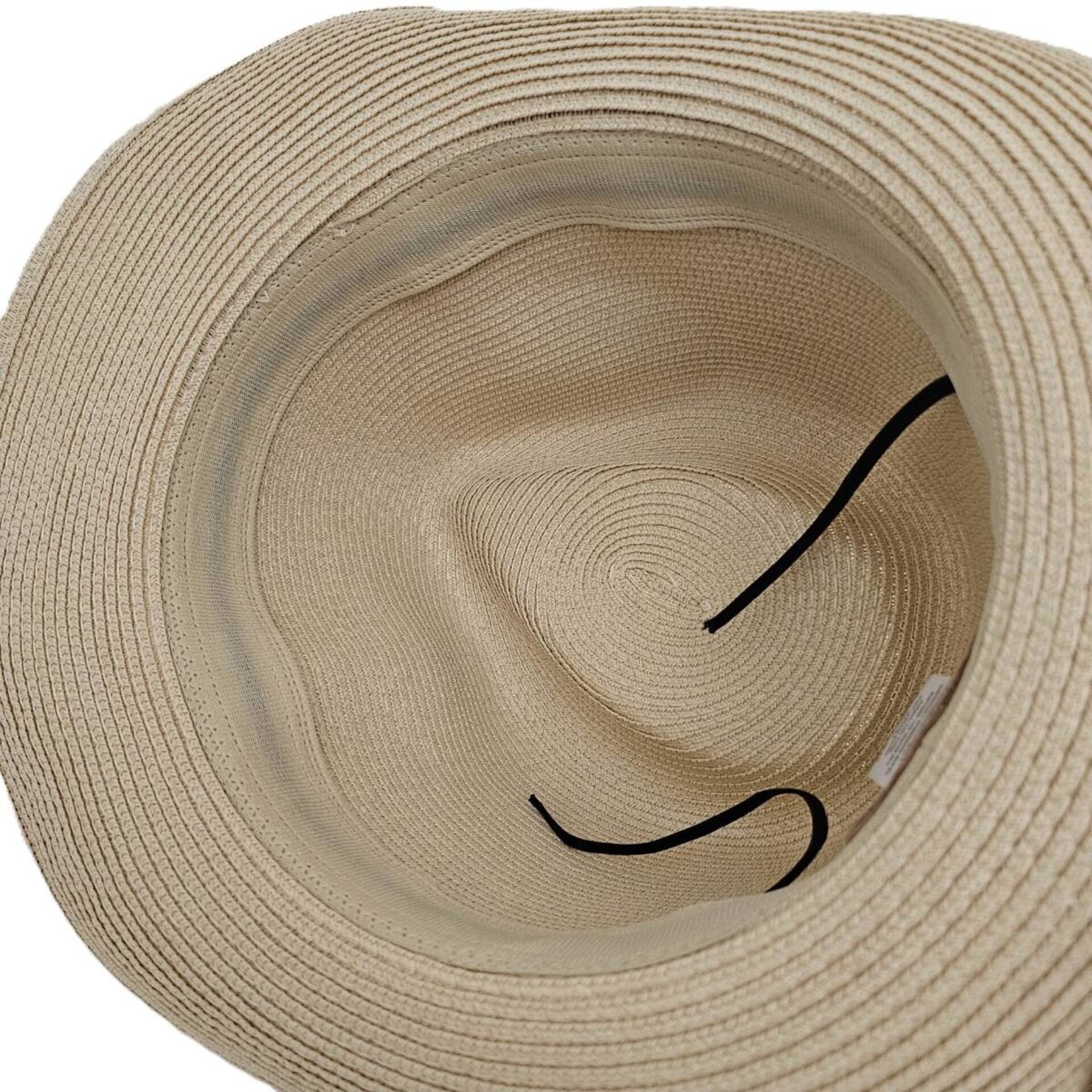 Sombrero de paja Fedora Sombrero Panamá de Playa Verano Ajustable Adulto Unisex - 10