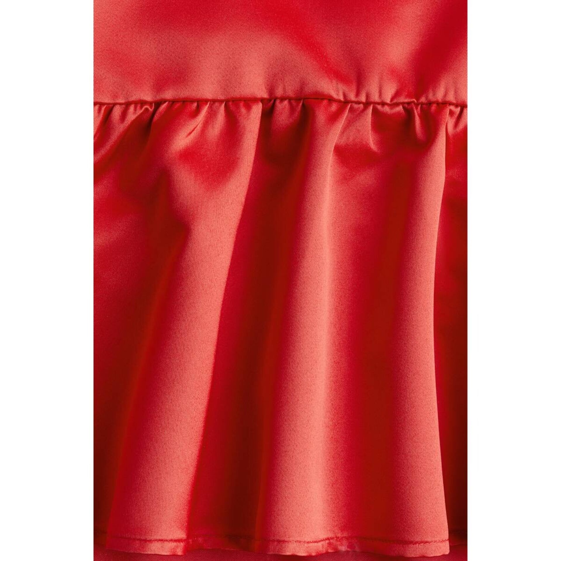 Vestido Rojo Satén para niñas - 3