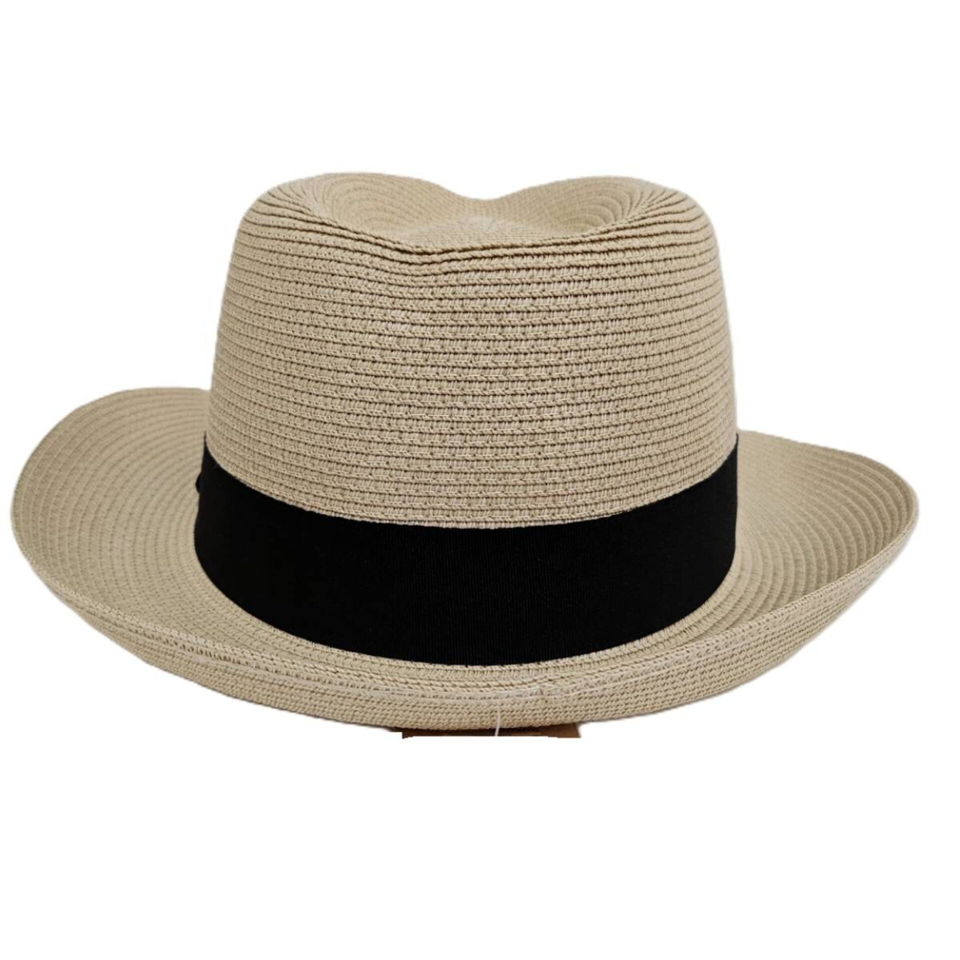 Sombrero de paja Fedora Sombrero Panamá de Playa Verano Ajustable Adulto Unisex - 9