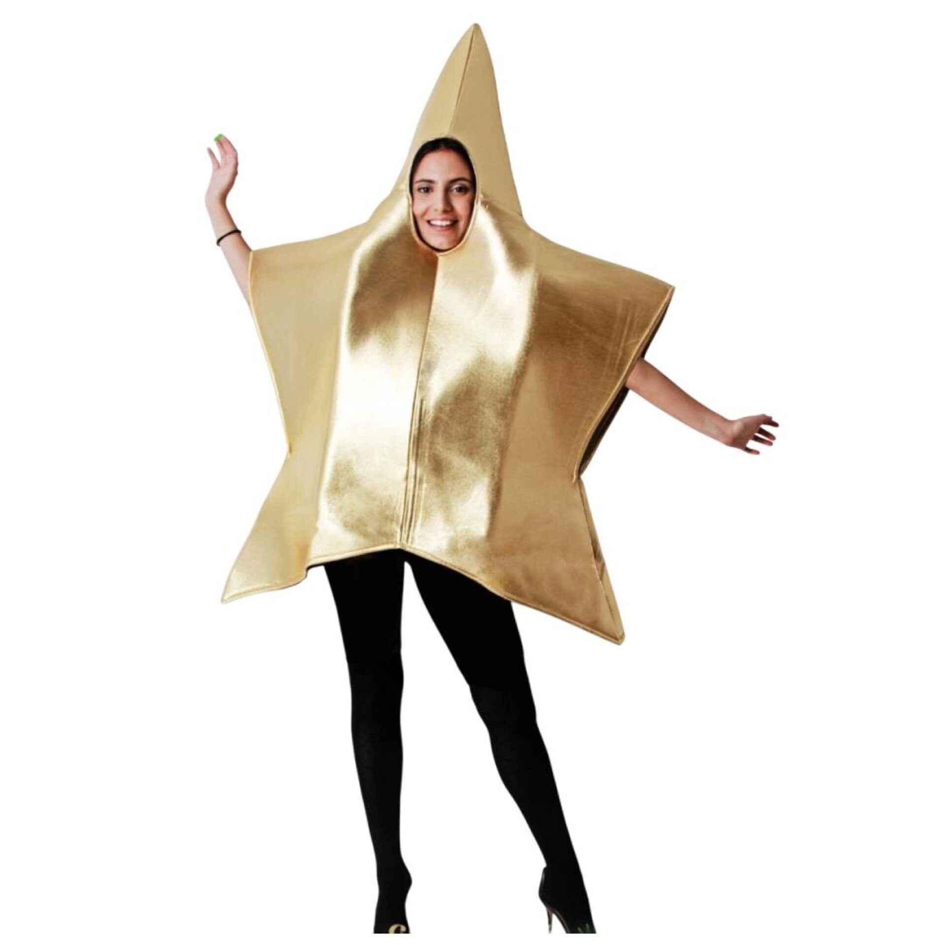 Disfraz de Estrella Dorada Brillante - Traje Estrella Navideña | Carnaval Fiesta - 3