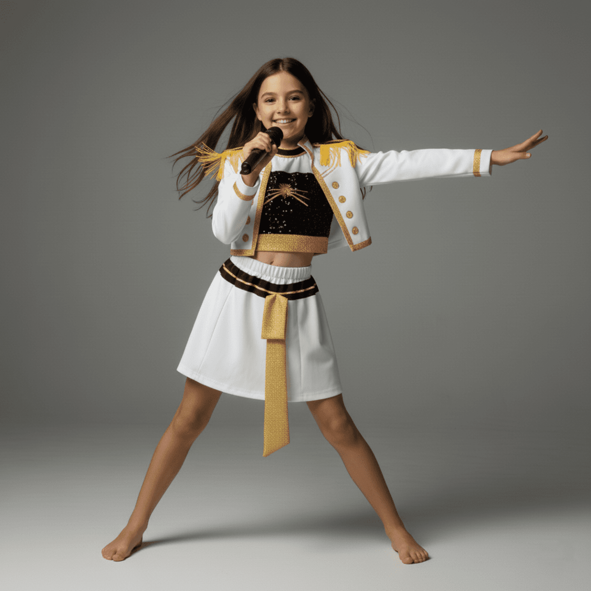 Disfraz K-pop Cazadoras - Zoey Mira y Rumi - Uniforme Niñas Grupo Demon Hunters - 1