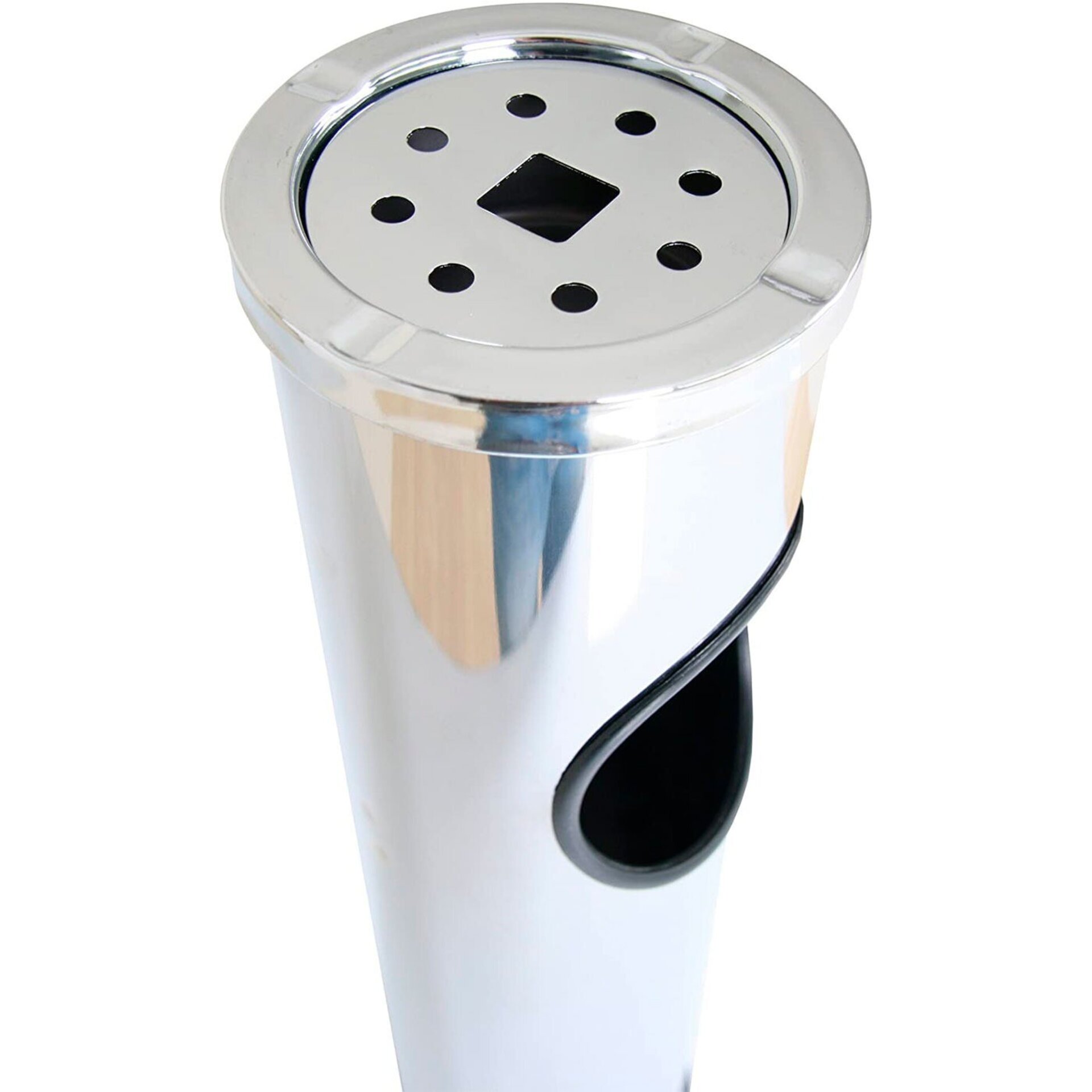 Papelera Inoxidable Metálica Cenicero Extraíble - Interiores y Exteriores - 9