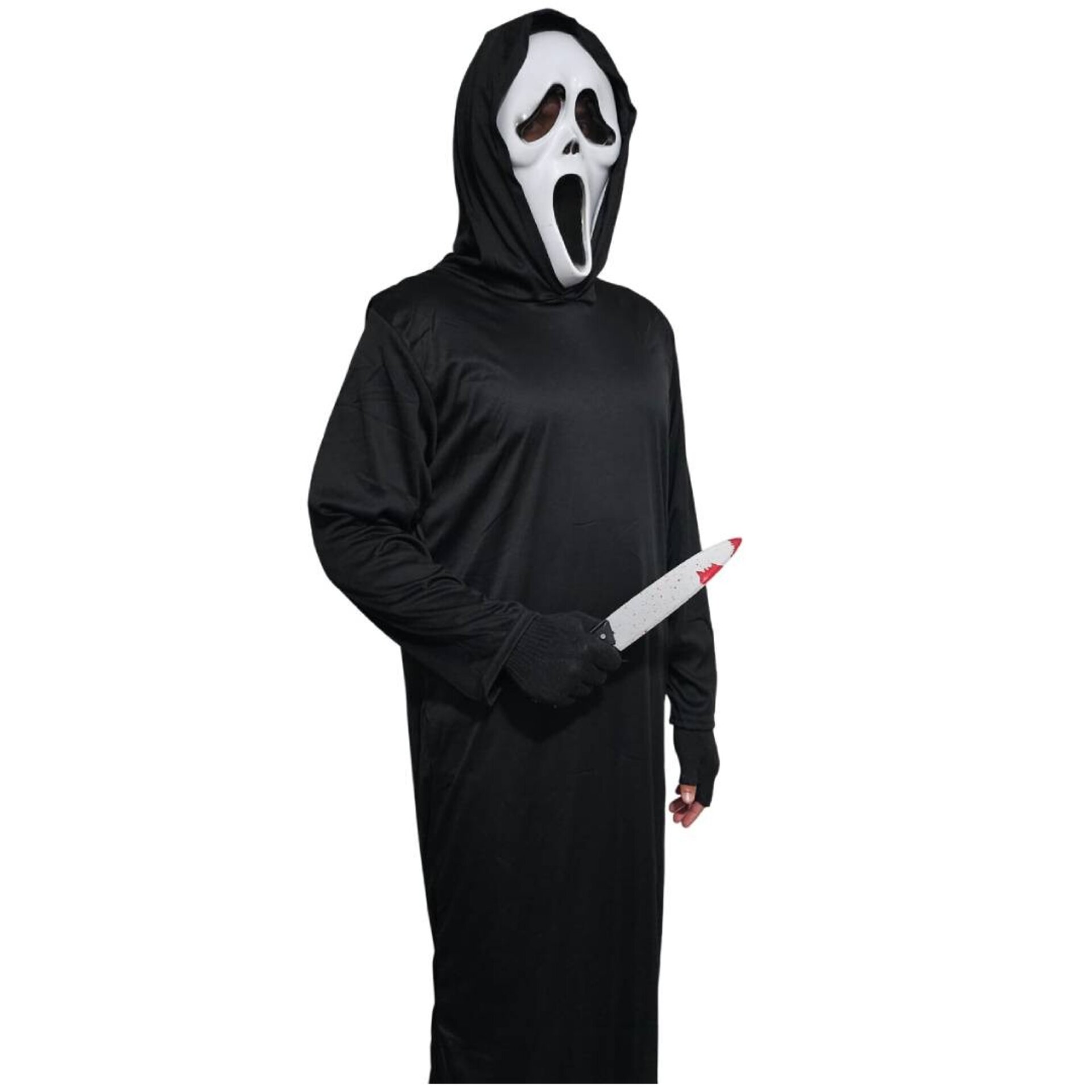 Disfraz Scream Ghostface Scary Movie Fantasma Hombre Adulto - 4