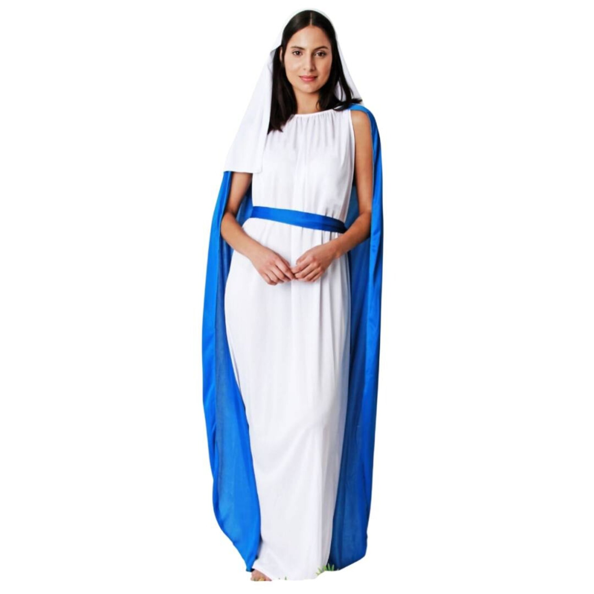 Disfraz de Virgen María Clásico - Traje Bíblico de Lujo para Mujer | Talla única - 2