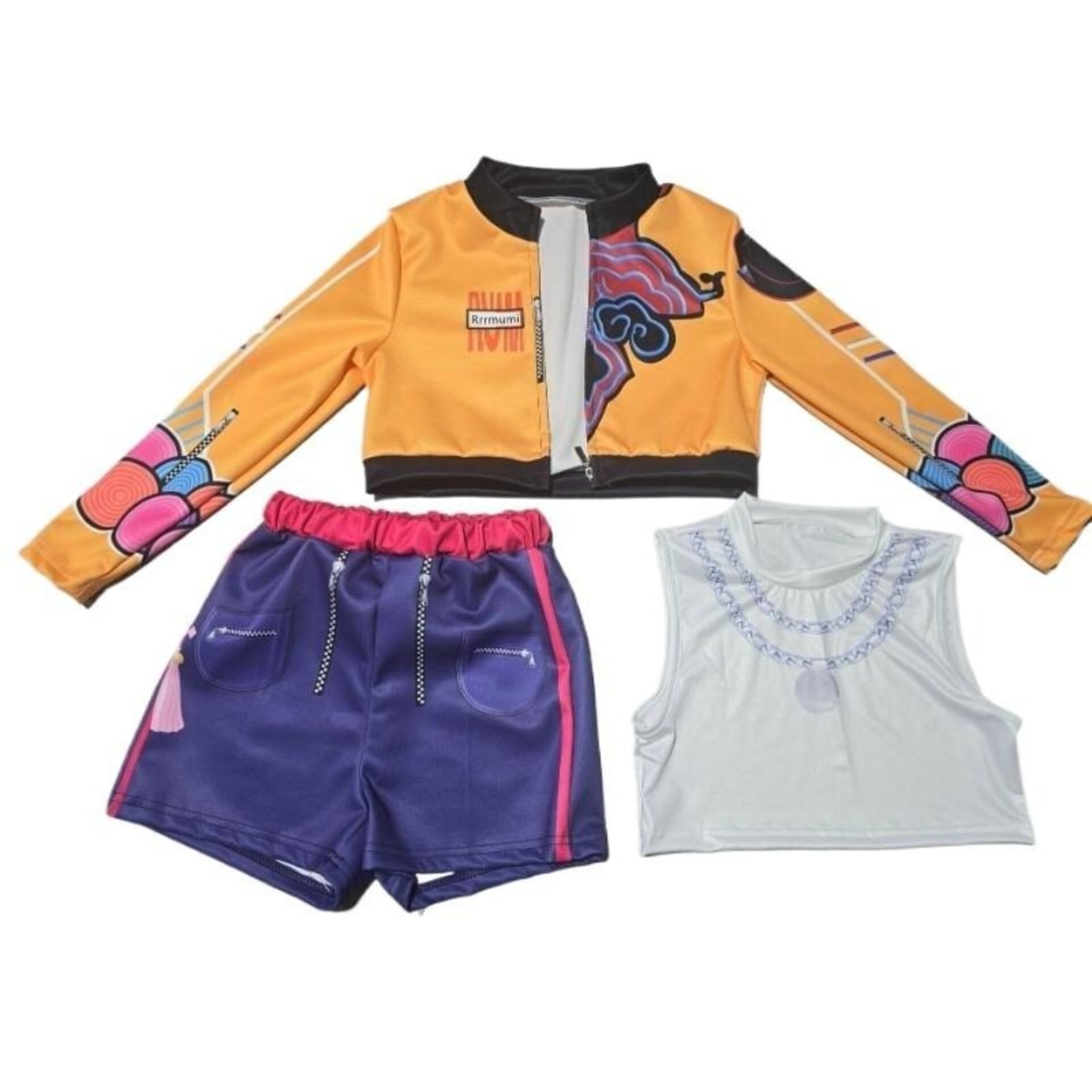 Disfraz de Estrella Pop Niñas: Conjunto Urban Dance Estilo Idol, K-Pop 4-12 Años - 2