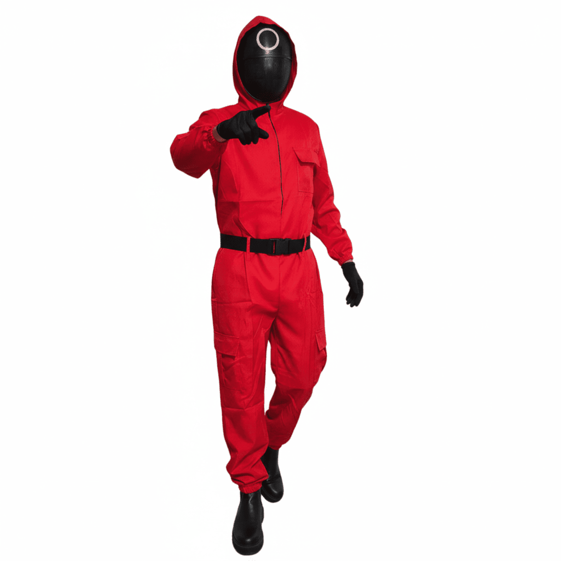 Disfraz Juego del calamar Niños Guardia Soldado Enmascarado Circulo (Squid Game) - 4